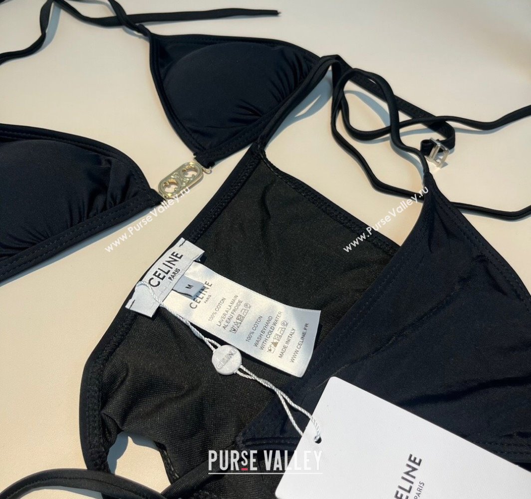 Celine Two-Pieces Swimwear Black 2025 0313 (WM-250313034)