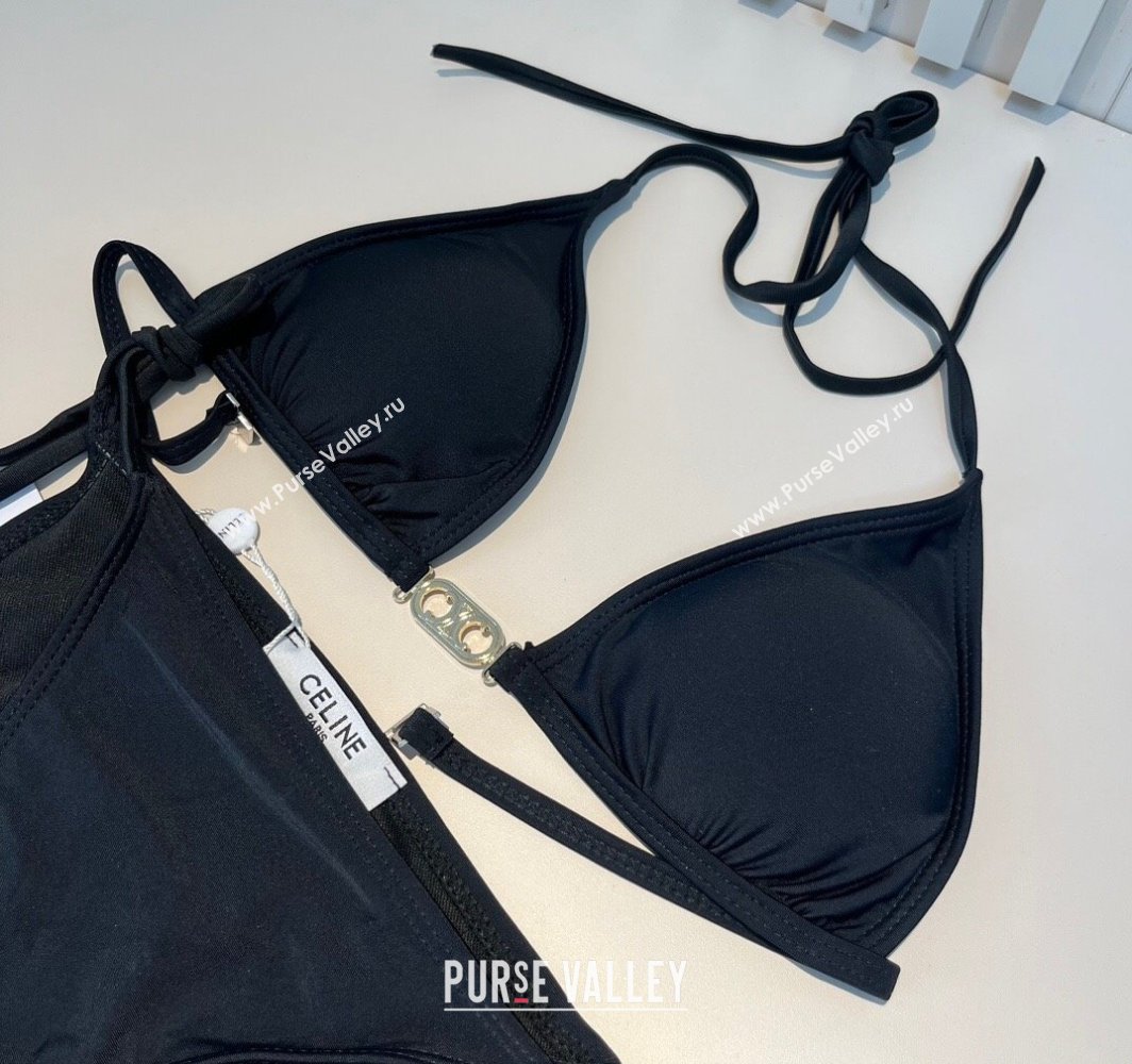 Celine Two-Pieces Swimwear Black 2025 0313 (WM-250313034)
