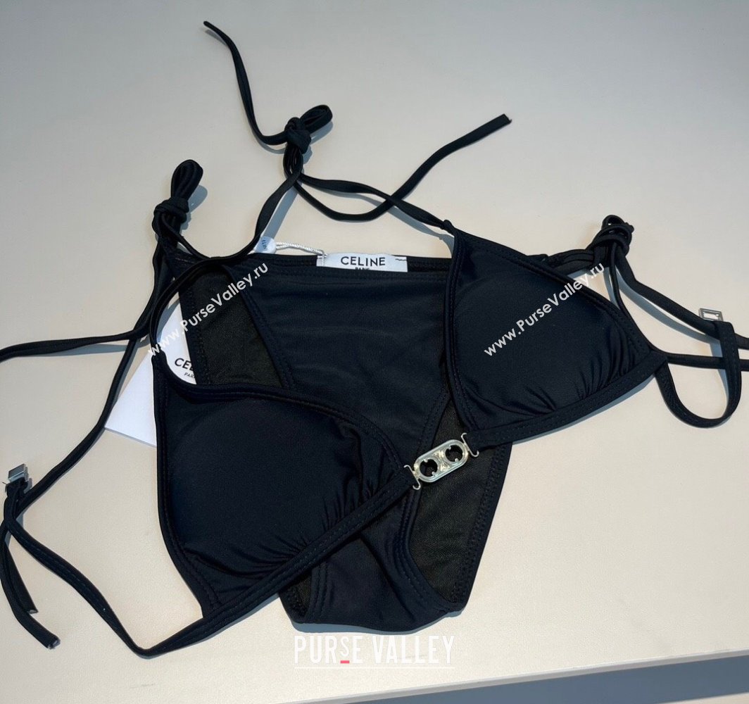 Celine Two-Pieces Swimwear Black 2025 0313 (WM-250313034)