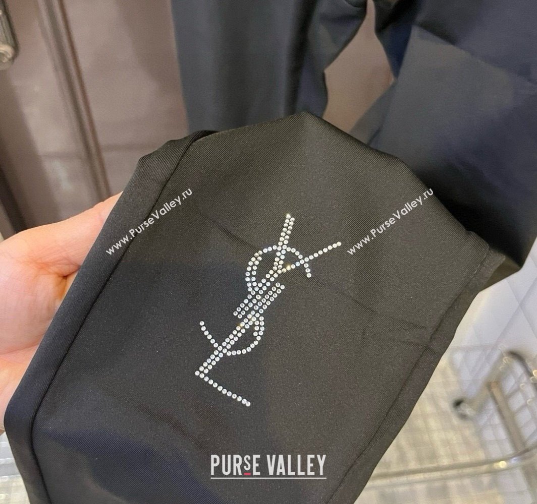 Saint Laurent Yoga Activewear Set with Strass Black 2025 0314 (WM-250314002)