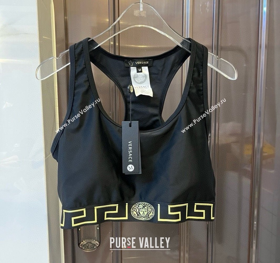 Versace Yoga Activewear Set Black/Yellow 2025 0314 (WM-250314004)