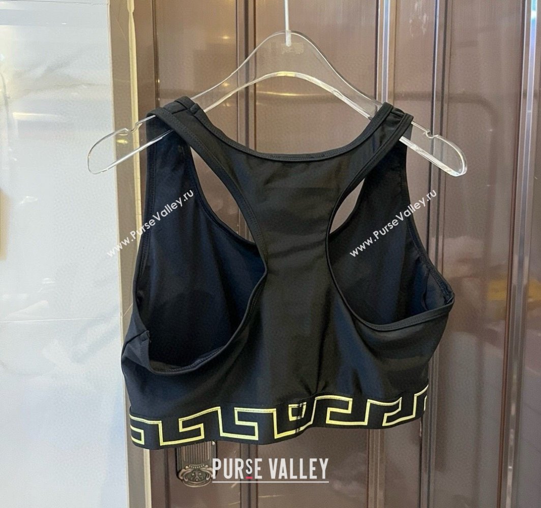 Versace Yoga Activewear Set Black/Yellow 2025 0314 (WM-250314004)