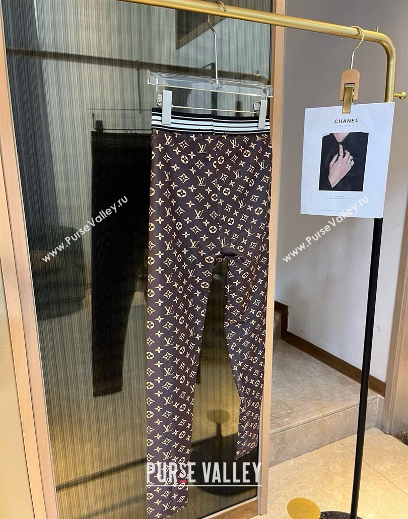Louis Vuitton Yoga Activewear Set Brown 2025 0314 (WM-250314006)