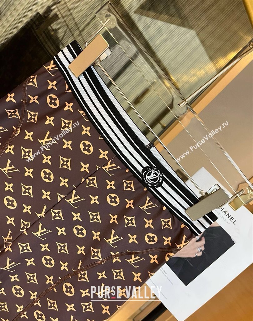 Louis Vuitton Yoga Activewear Set Brown 2025 0314 (WM-250314006)