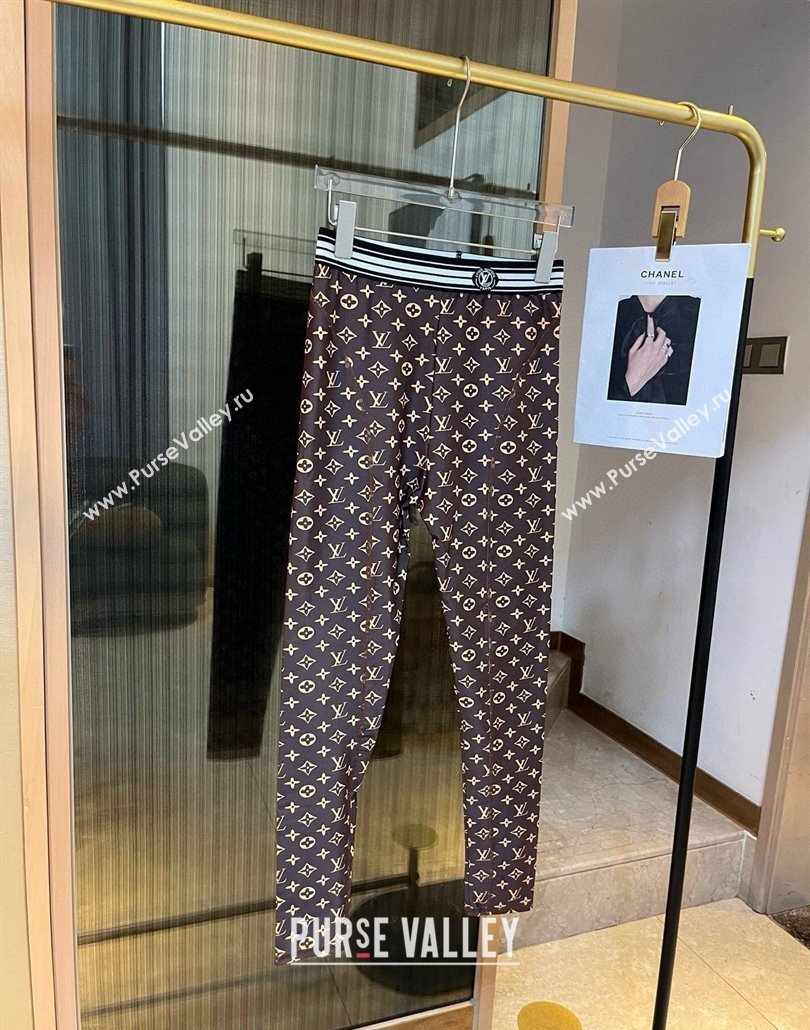 Louis Vuitton Yoga Activewear Set Brown 2025 0314 (WM-250314006)