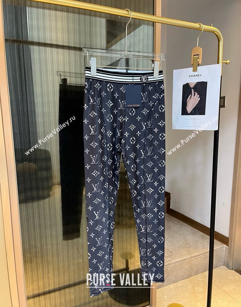Louis Vuitton Yoga Activewear Set Black 2025 0314 (WM-250314007)