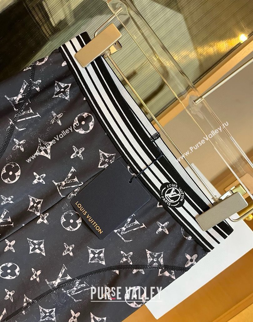 Louis Vuitton Yoga Activewear Set Black 2025 0314 (WM-250314007)