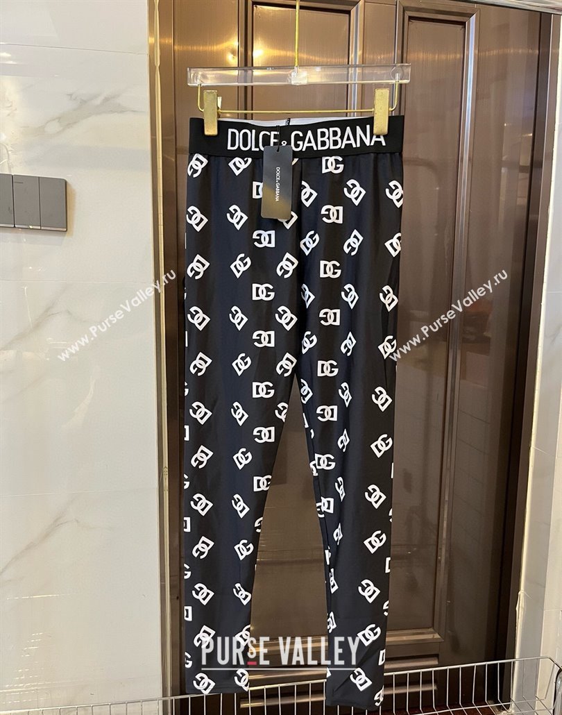 Dolce Gabbana DG Yoga Activewear Set Black/White 2025 0313 (WM-250314009)