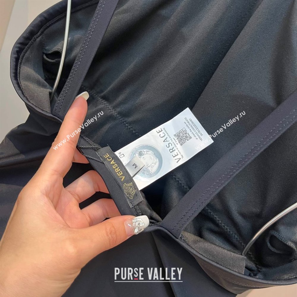 Versace One-Piece Swimwear with Bow Black 2025 0313 (WM-250313096)