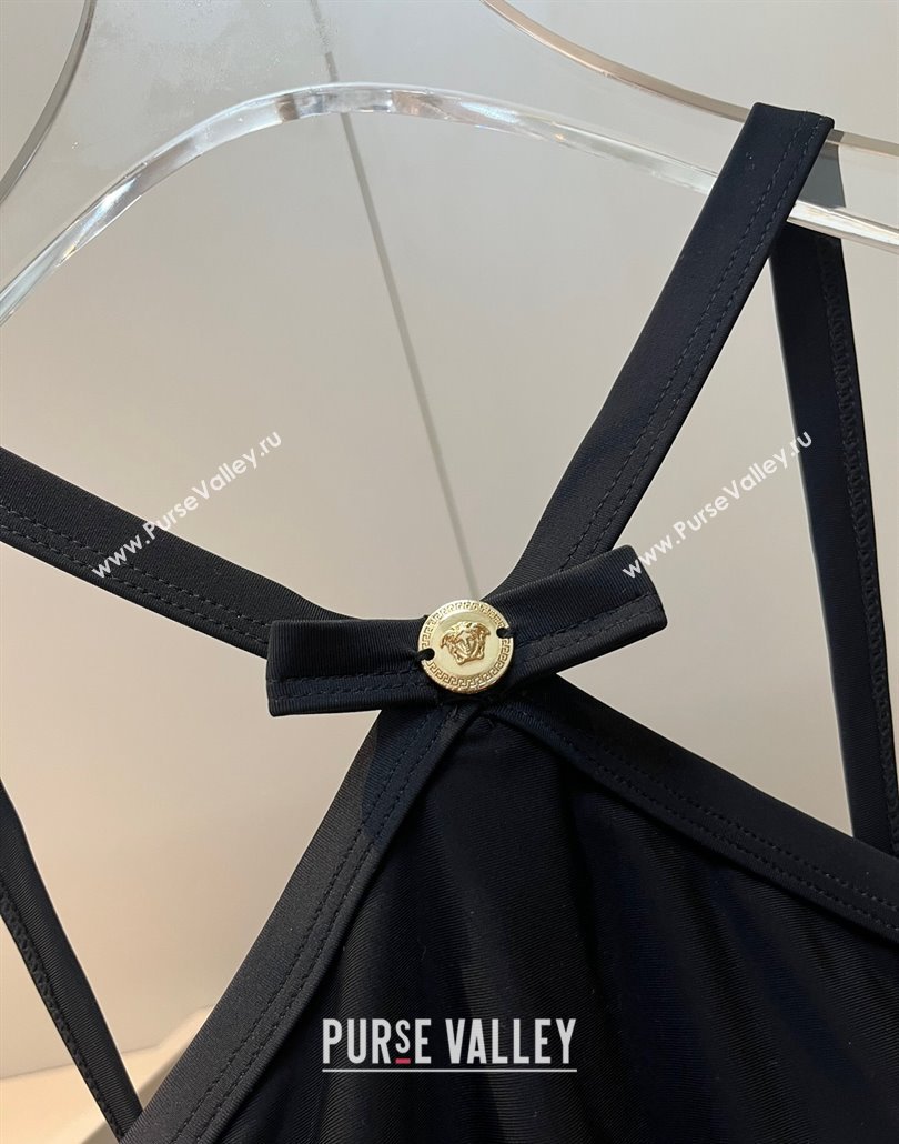 Versace One-Piece Swimwear with Bow Black 2025 0313 (WM-250313096)