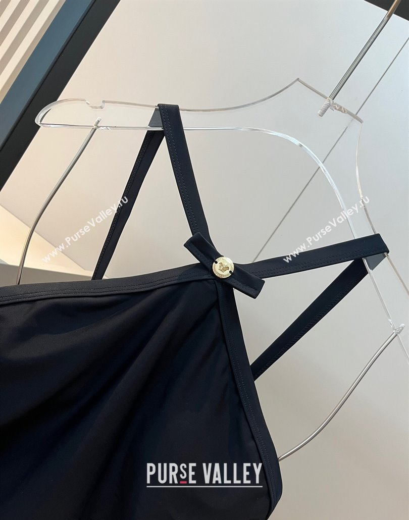 Versace One-Piece Swimwear with Bow Black 2025 0313 (WM-250313096)