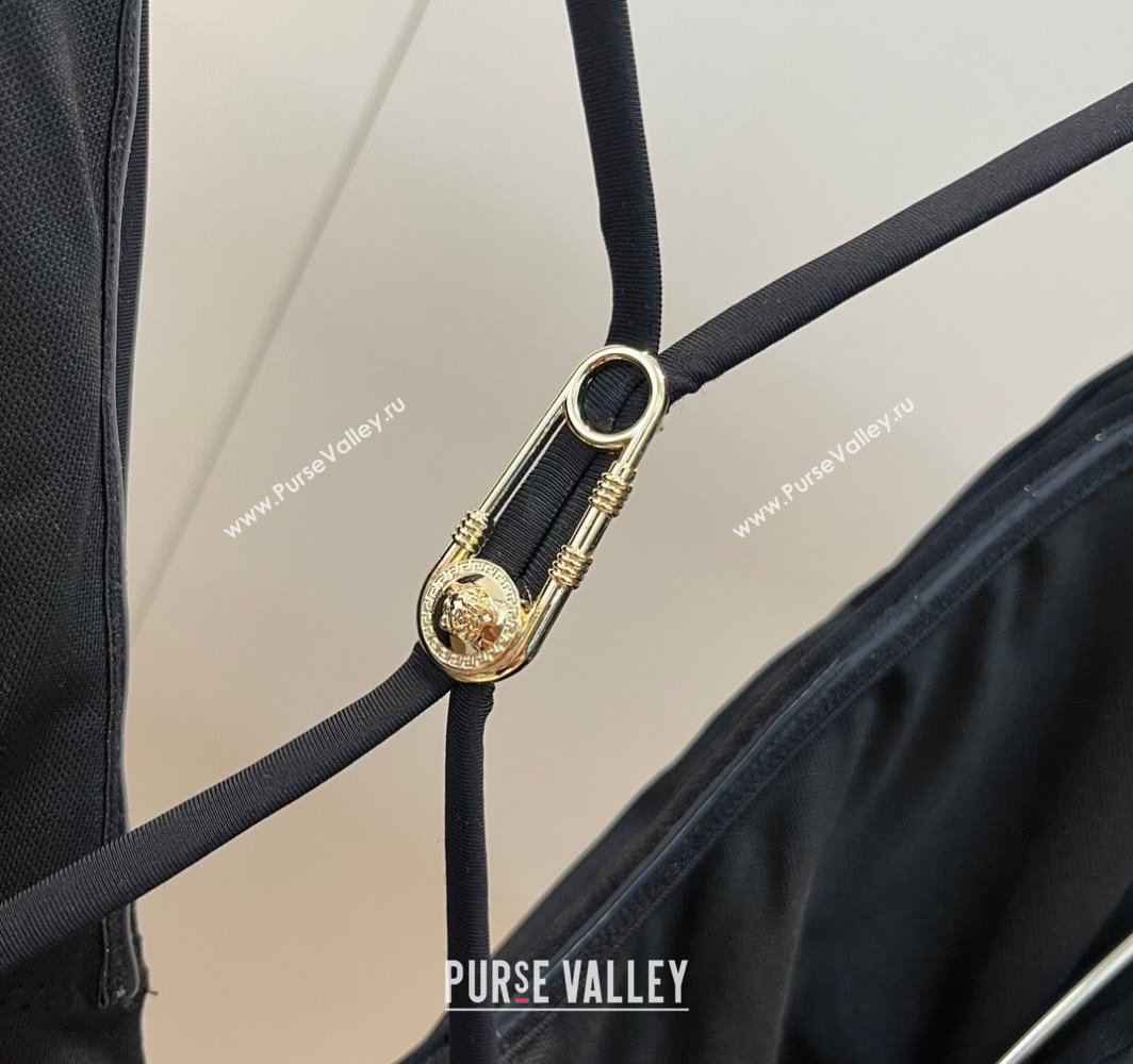 Versace One-Piece Swimwear with Pin Black 2025 0313 (WM-250313097)