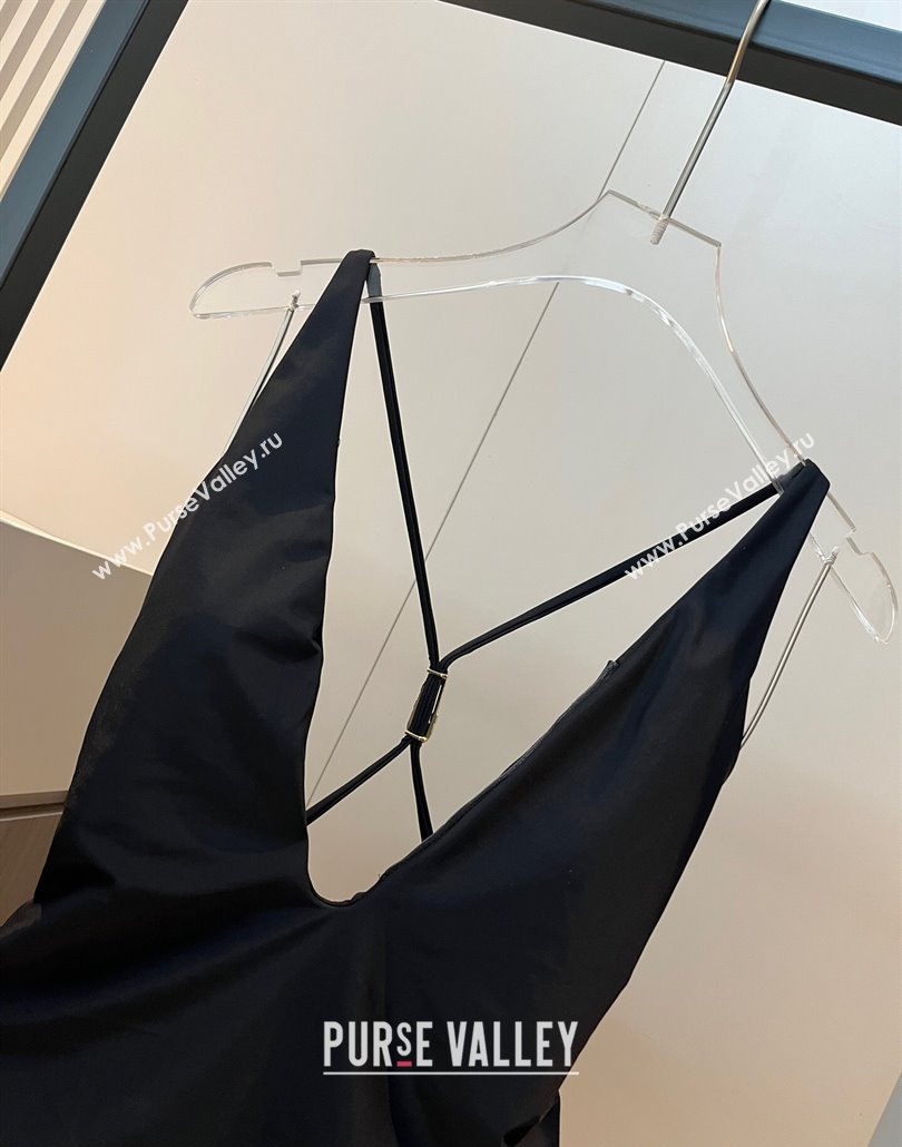 Versace One-Piece Swimwear with Pin Black 2025 0313 (WM-250313097)