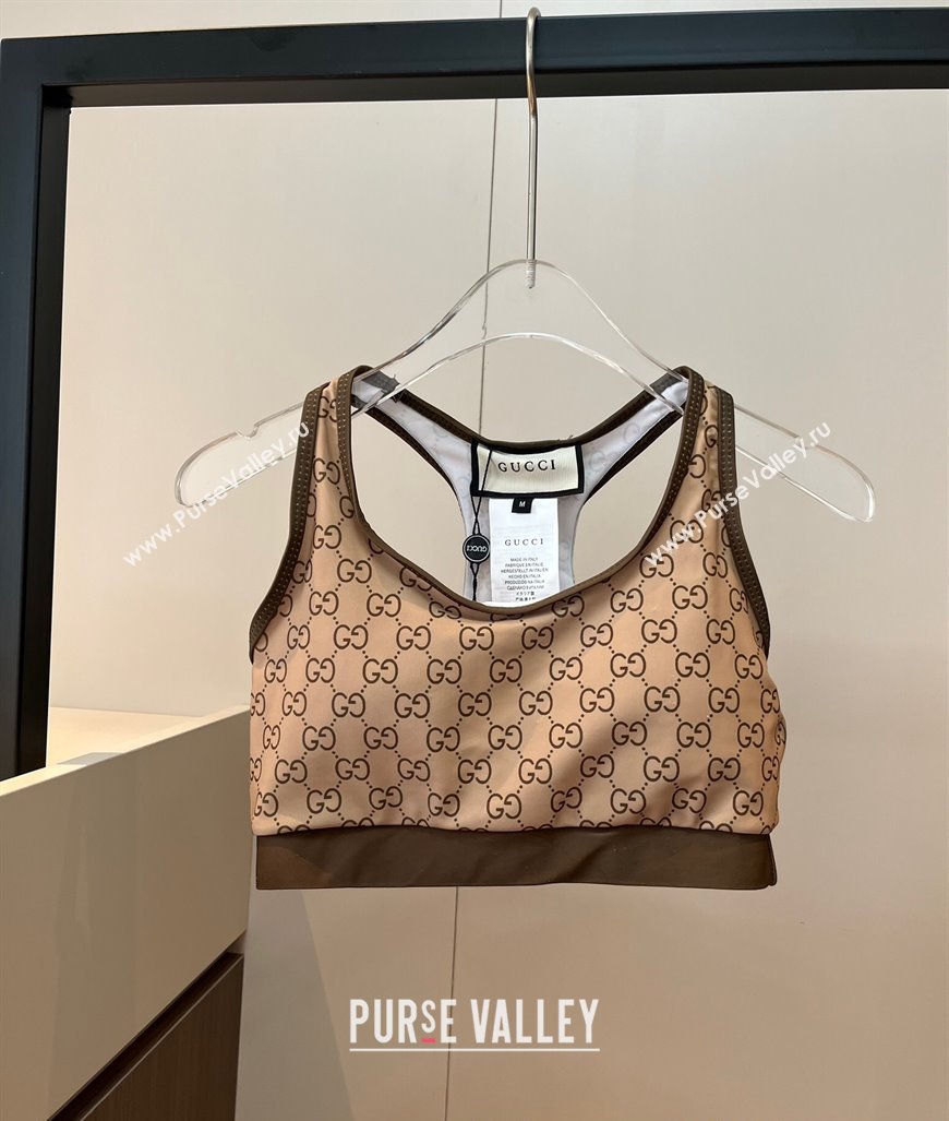 Gucci Yoga Activewear Set Beige/Brown 2025 0314 (WM-250314011)