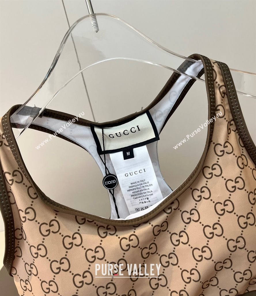 Gucci Yoga Activewear Set Beige/Brown 2025 0314 (WM-250314011)