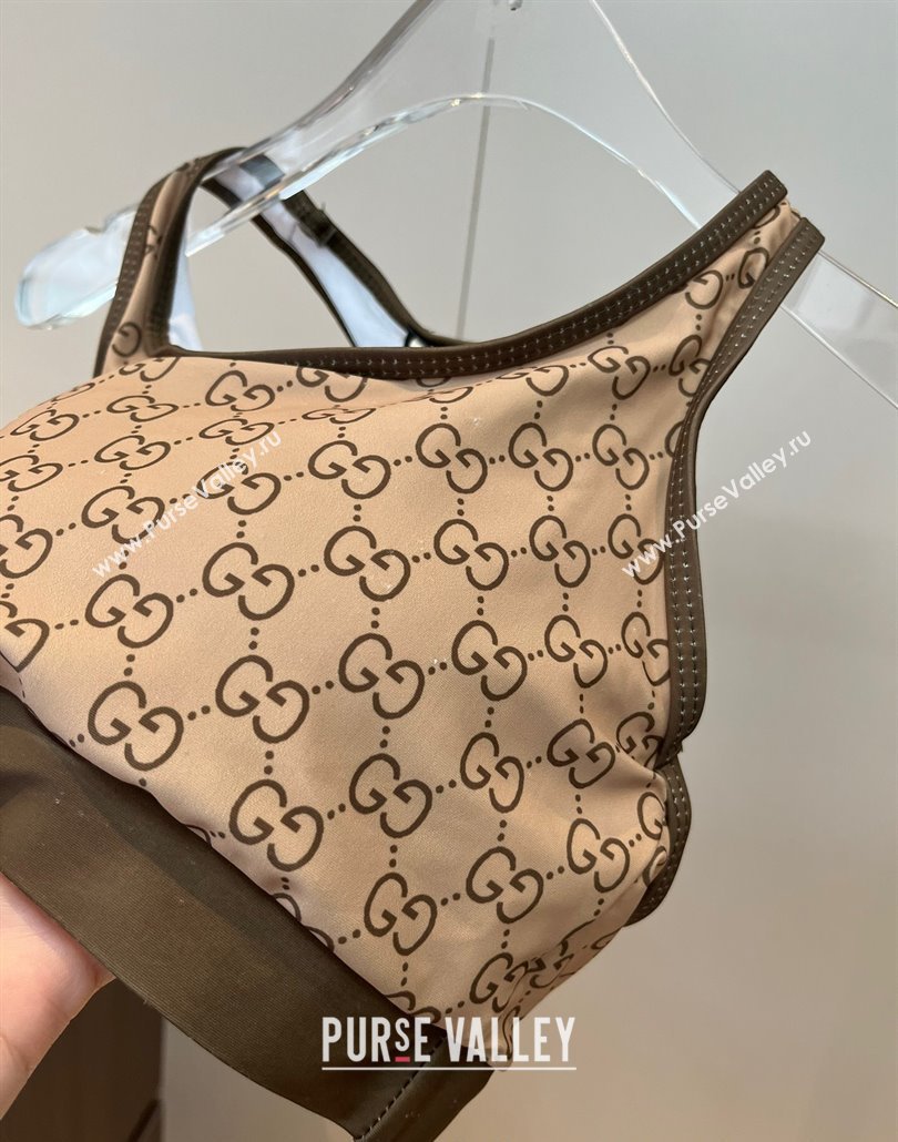 Gucci Yoga Activewear Set Beige/Brown 2025 0314 (WM-250314011)