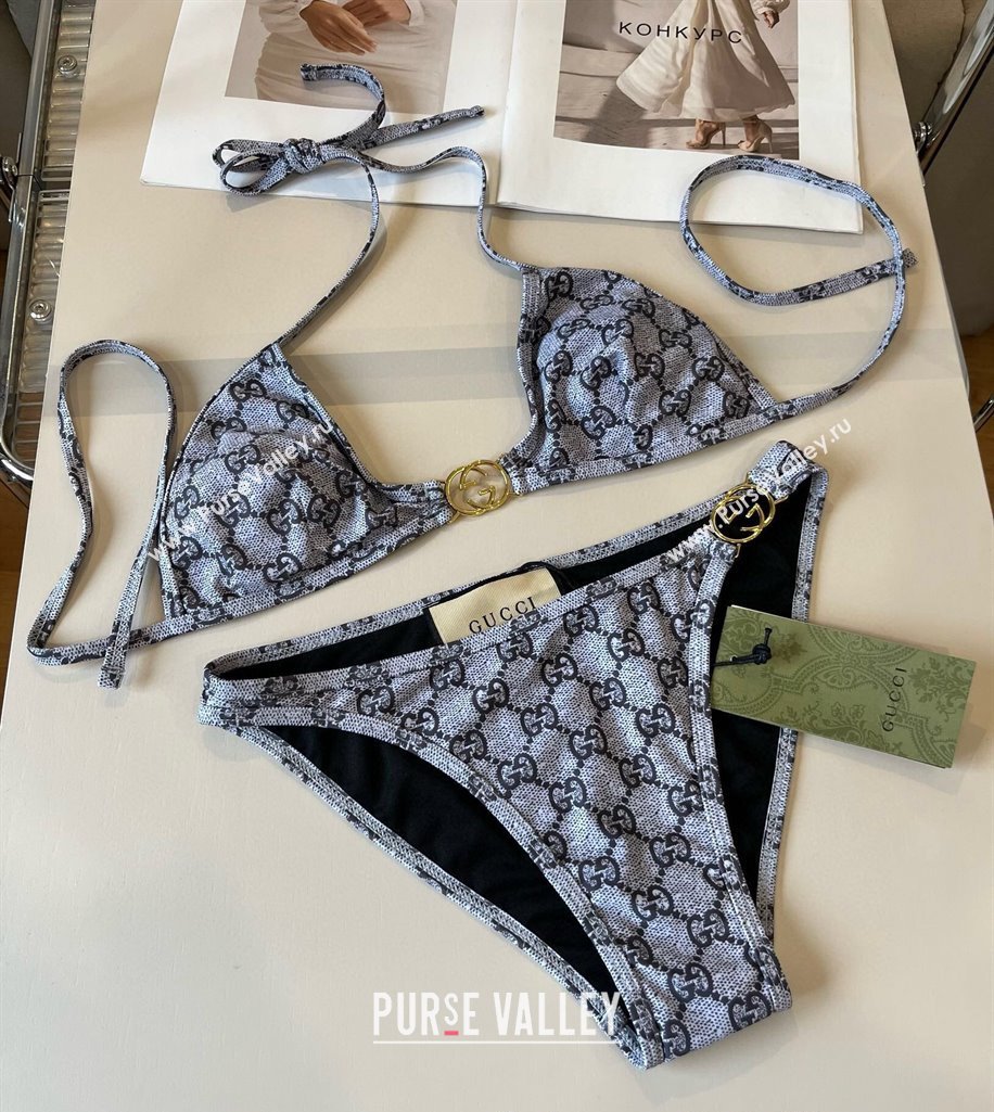 Gucci Two-Pieces Swimwear Grey 2025 0312 (WM-250313075)