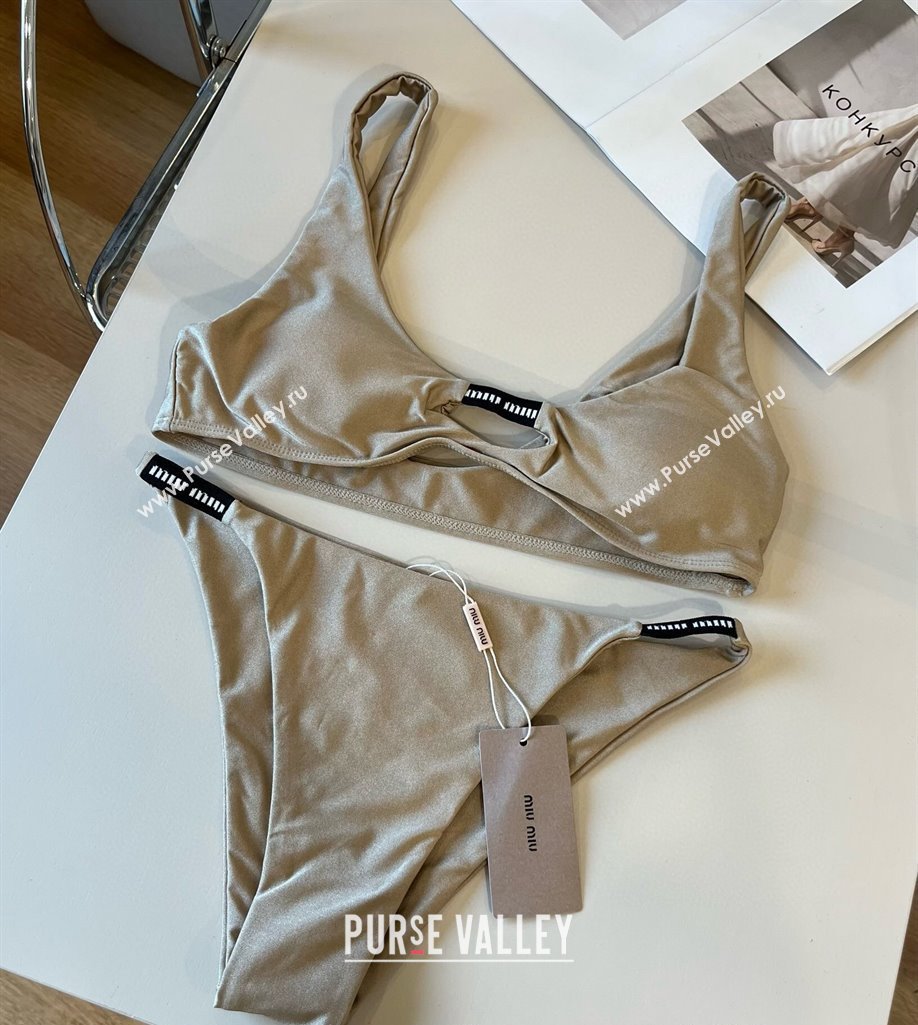 Miu Miu Two-Pieces Swimwear Grey 2025 0313 (WM-250313110)