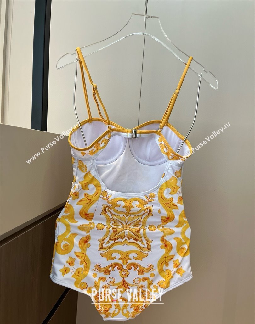 Dolce Gabbana One-Piece Swimwear Yellow2 2025 0313 (WM-250313113)