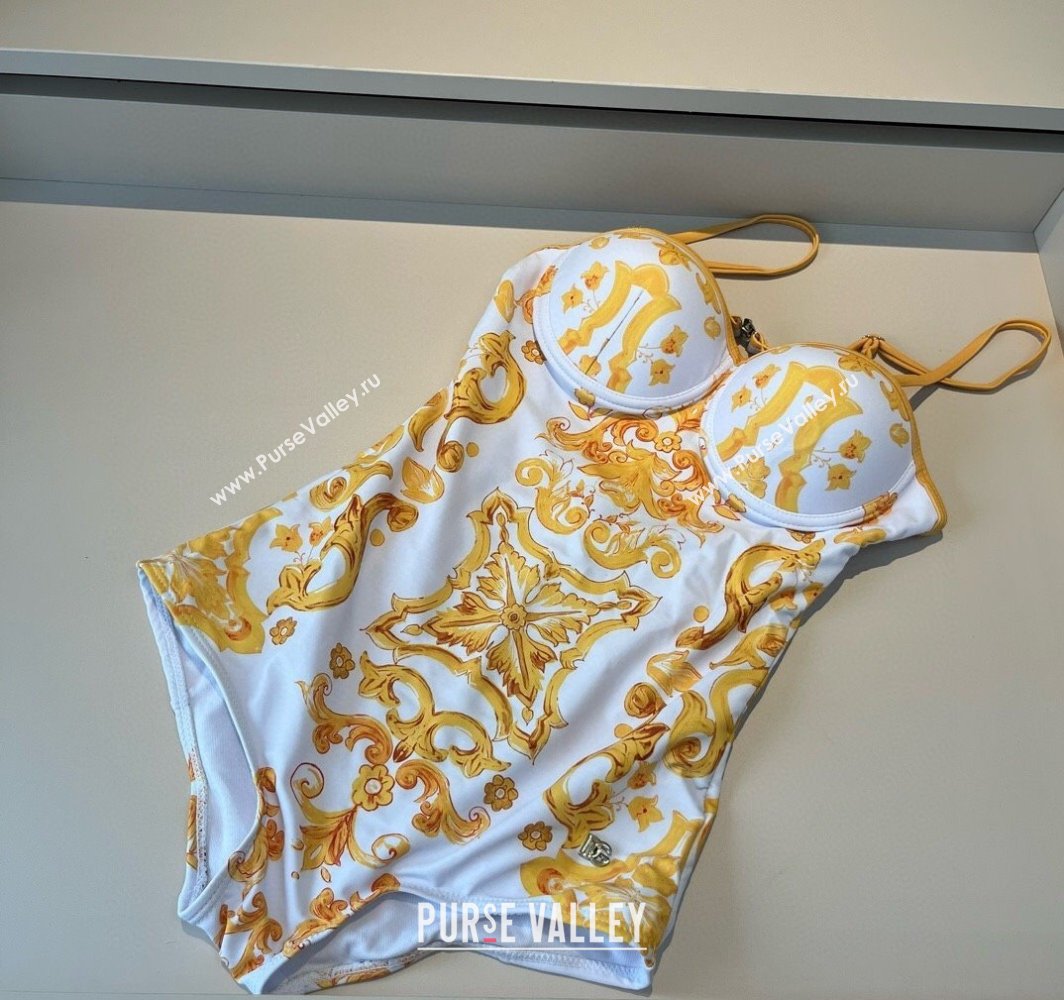 Dolce Gabbana One-Piece Swimwear Yellow2 2025 0313 (WM-250313113)