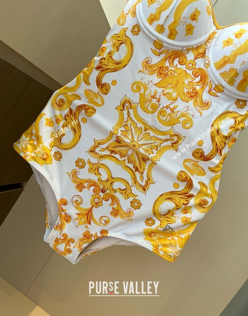 Dolce Gabbana One-Piece Swimwear Yellow2 2025 0313 (WM-250313113)