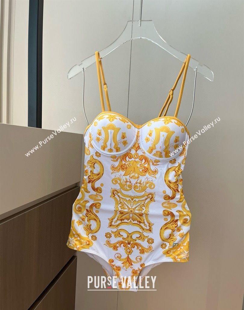 Dolce Gabbana One-Piece Swimwear Yellow2 2025 0313 (WM-250313113)