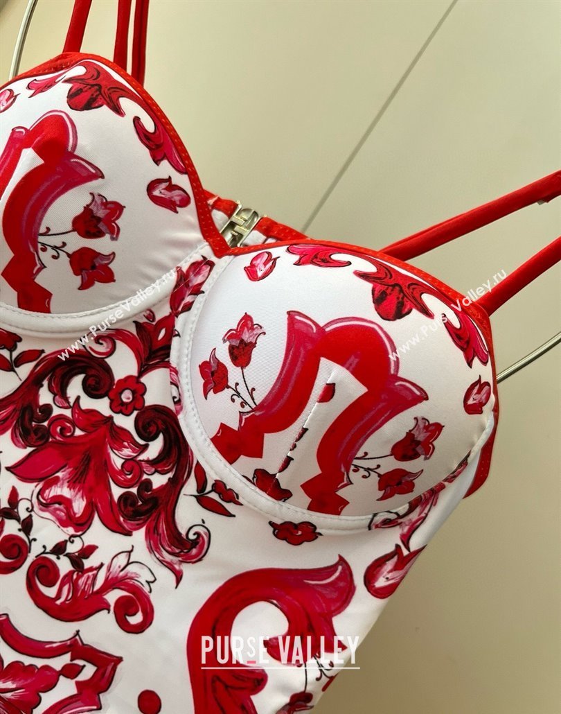 Dolce Gabbana One-Piece Swimwear Red 2025 0313 (WM-250313114)