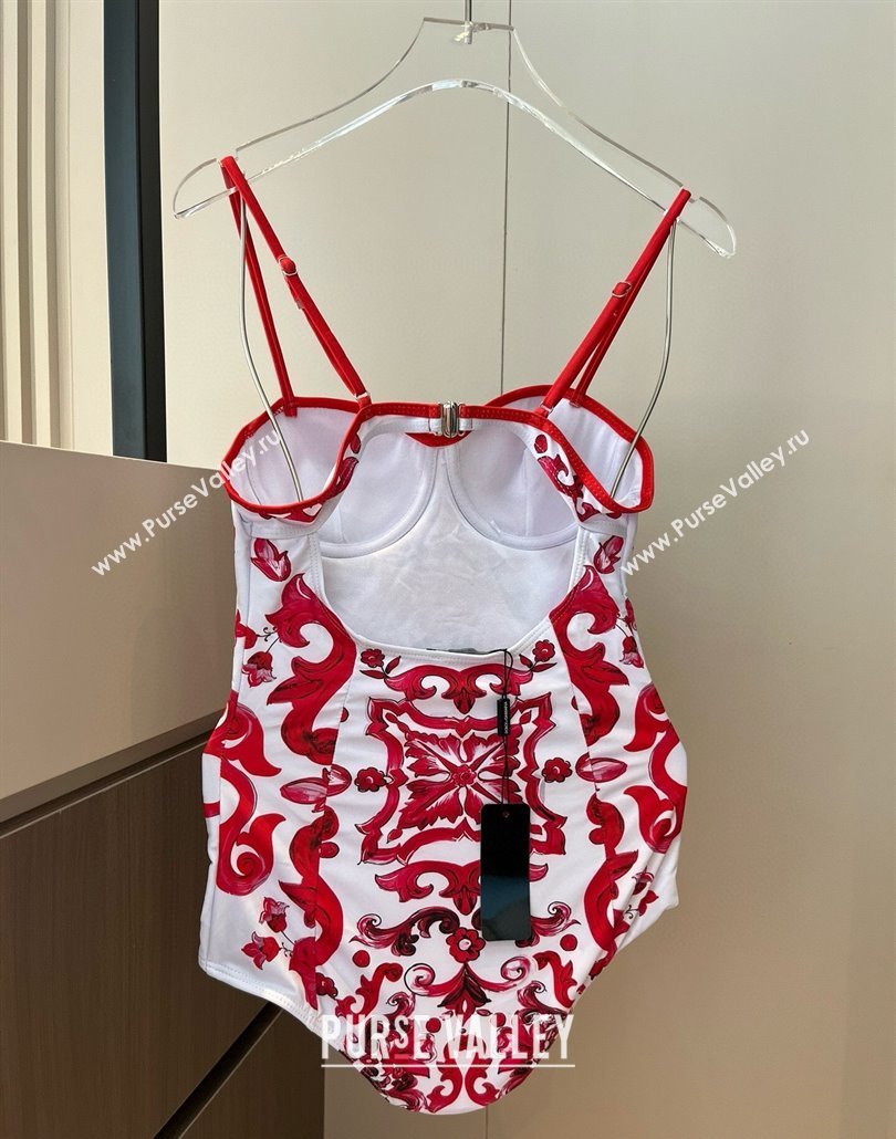 Dolce Gabbana One-Piece Swimwear Red 2025 0313 (WM-250313114)