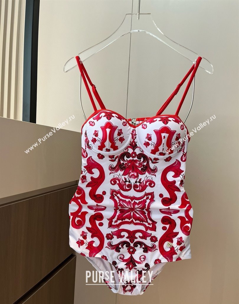 Dolce Gabbana One-Piece Swimwear Red 2025 0313 (WM-250313114)
