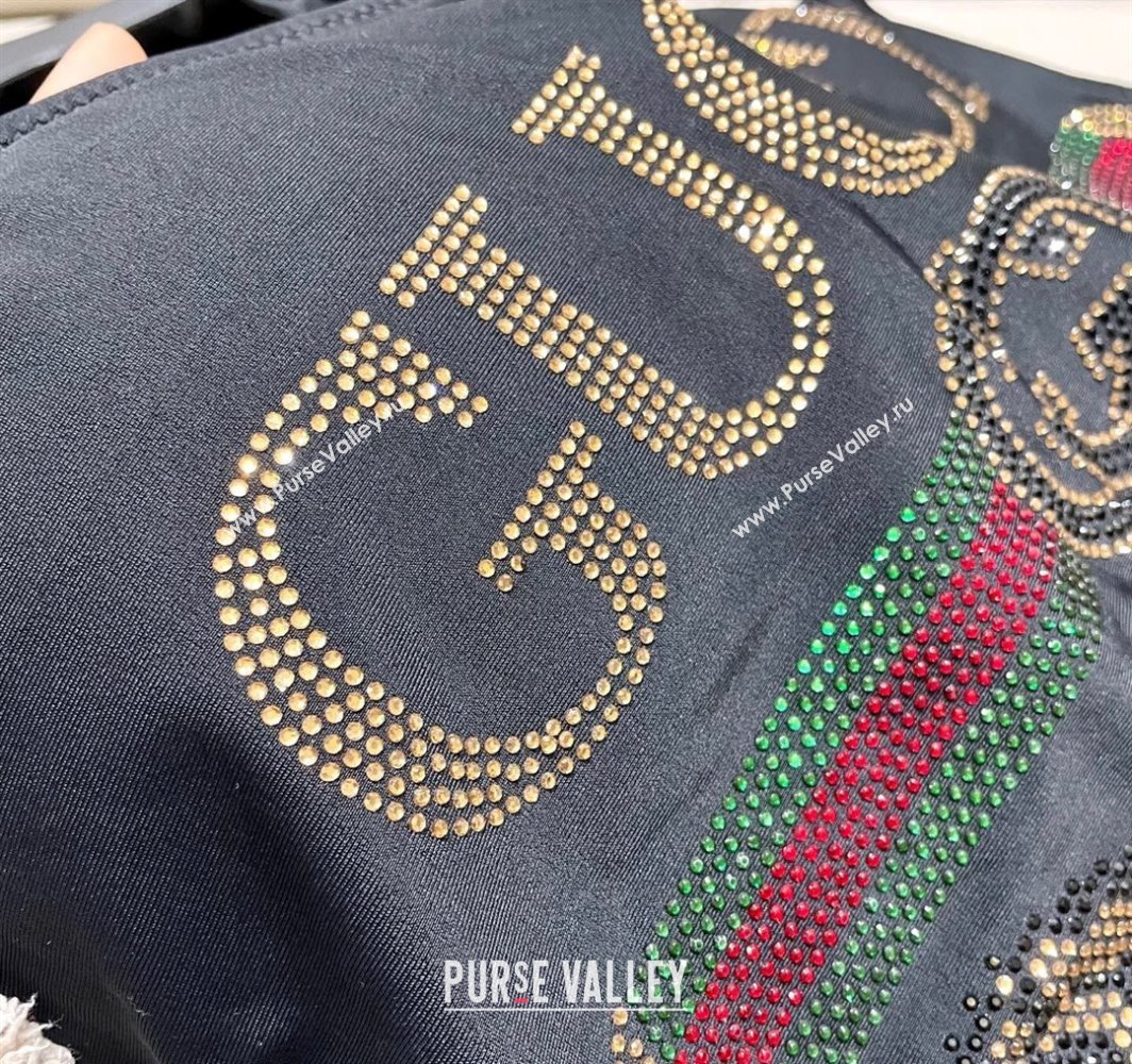 Gucci One-Piece Swimwear with Tiger Black 2025 0313 (SHI-250313082)