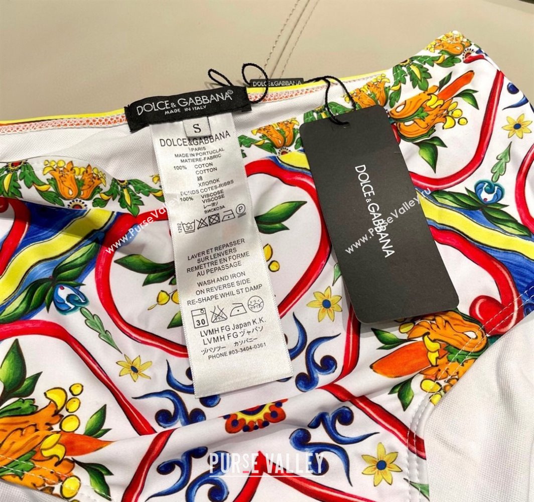 Dolce Gabbana Printed Two-Pieces Swimwear Multicolor 2025 0313 (SHI-250313115)