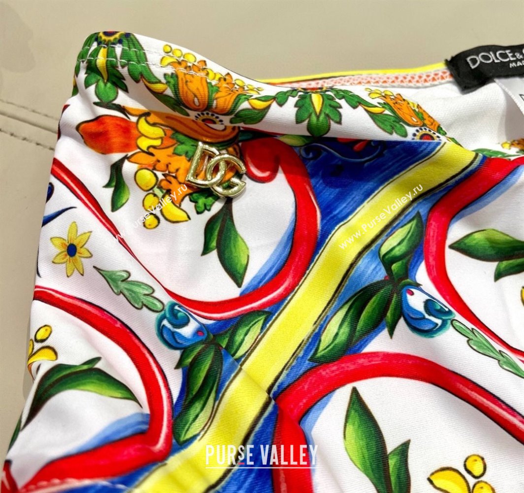 Dolce Gabbana Printed Two-Pieces Swimwear Multicolor 2025 0313 (SHI-250313115)