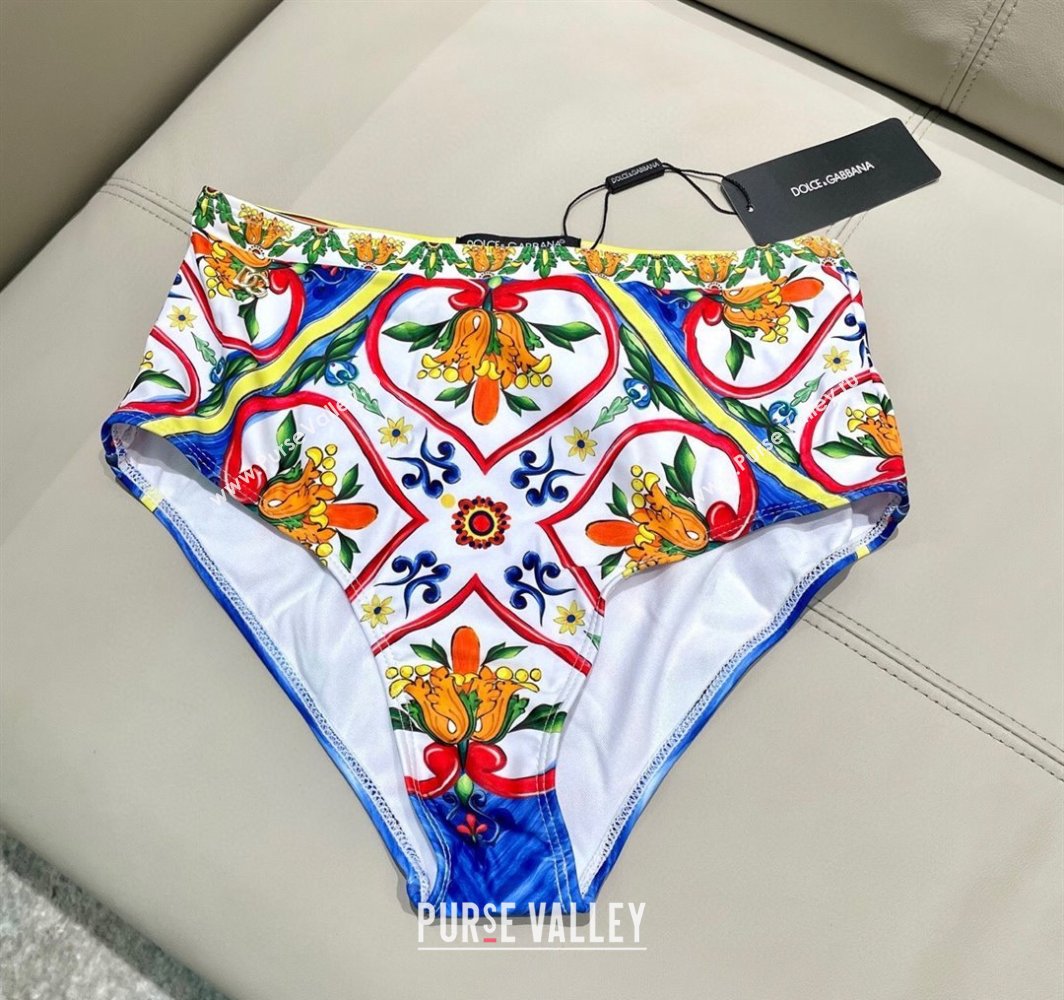 Dolce Gabbana Printed Two-Pieces Swimwear Multicolor 2025 0313 (SHI-250313115)