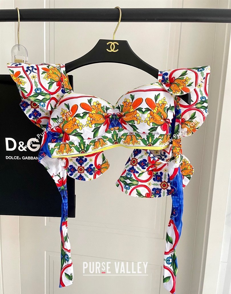 Dolce Gabbana Printed Two-Pieces Swimwear Multicolor 2025 0313 (SHI-250313115)