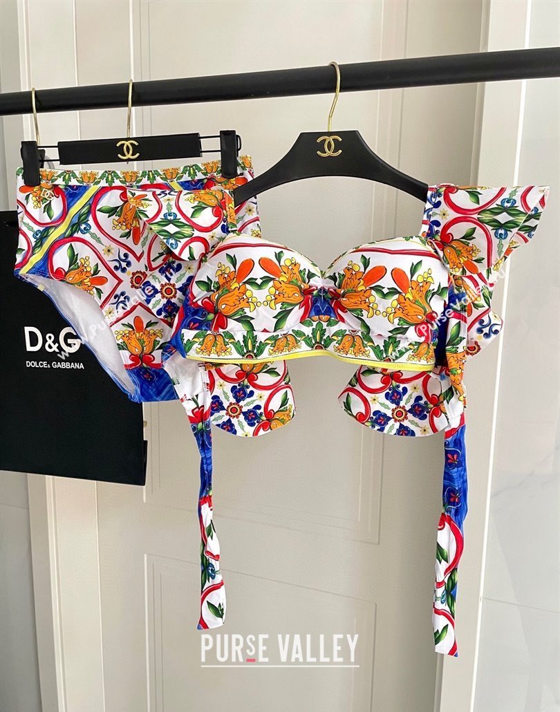 Dolce Gabbana Printed Two-Pieces Swimwear Multicolor 2025 0313 (SHI-250313115)