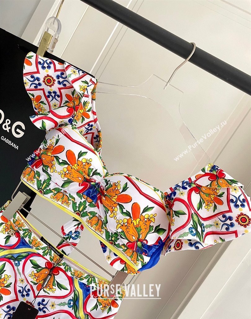 Dolce Gabbana Printed Two-Pieces Swimwear Multicolor 2025 0313 (SHI-250313115)