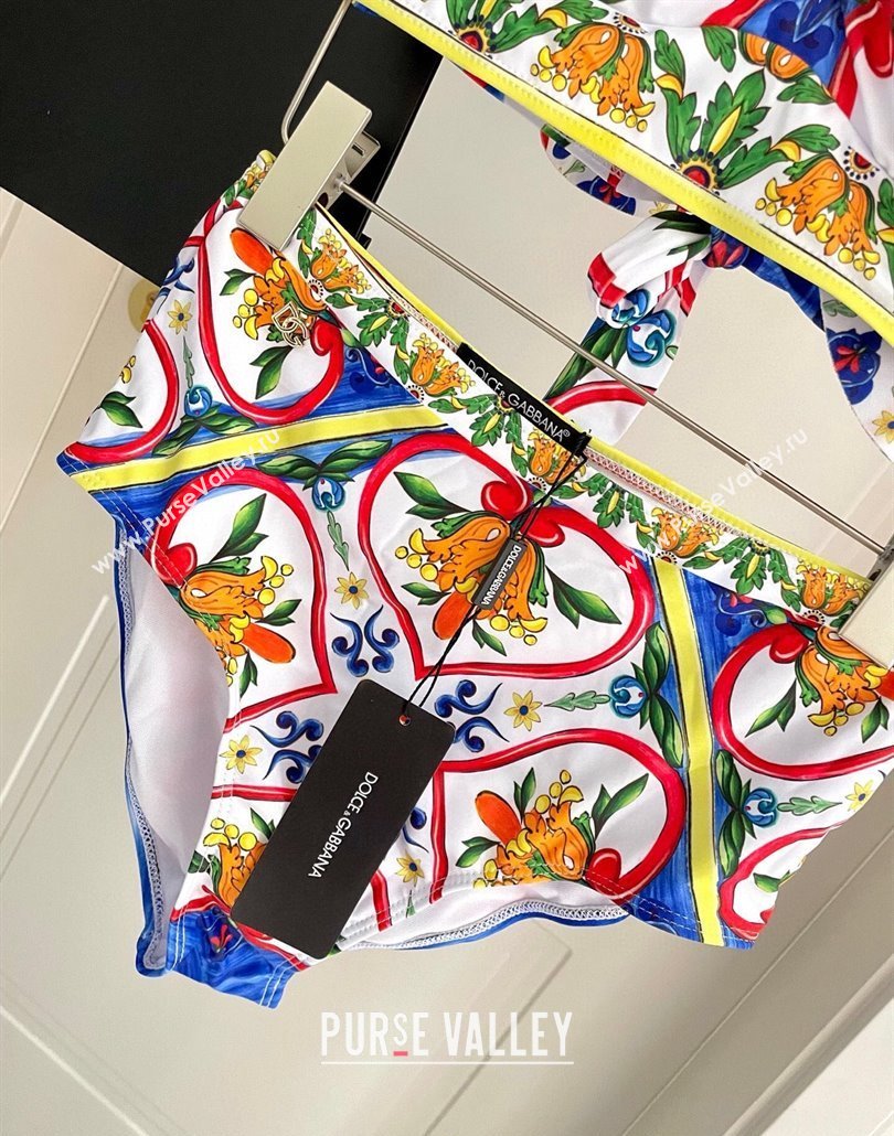 Dolce Gabbana Printed Two-Pieces Swimwear Multicolor 2025 0313 (SHI-250313115)