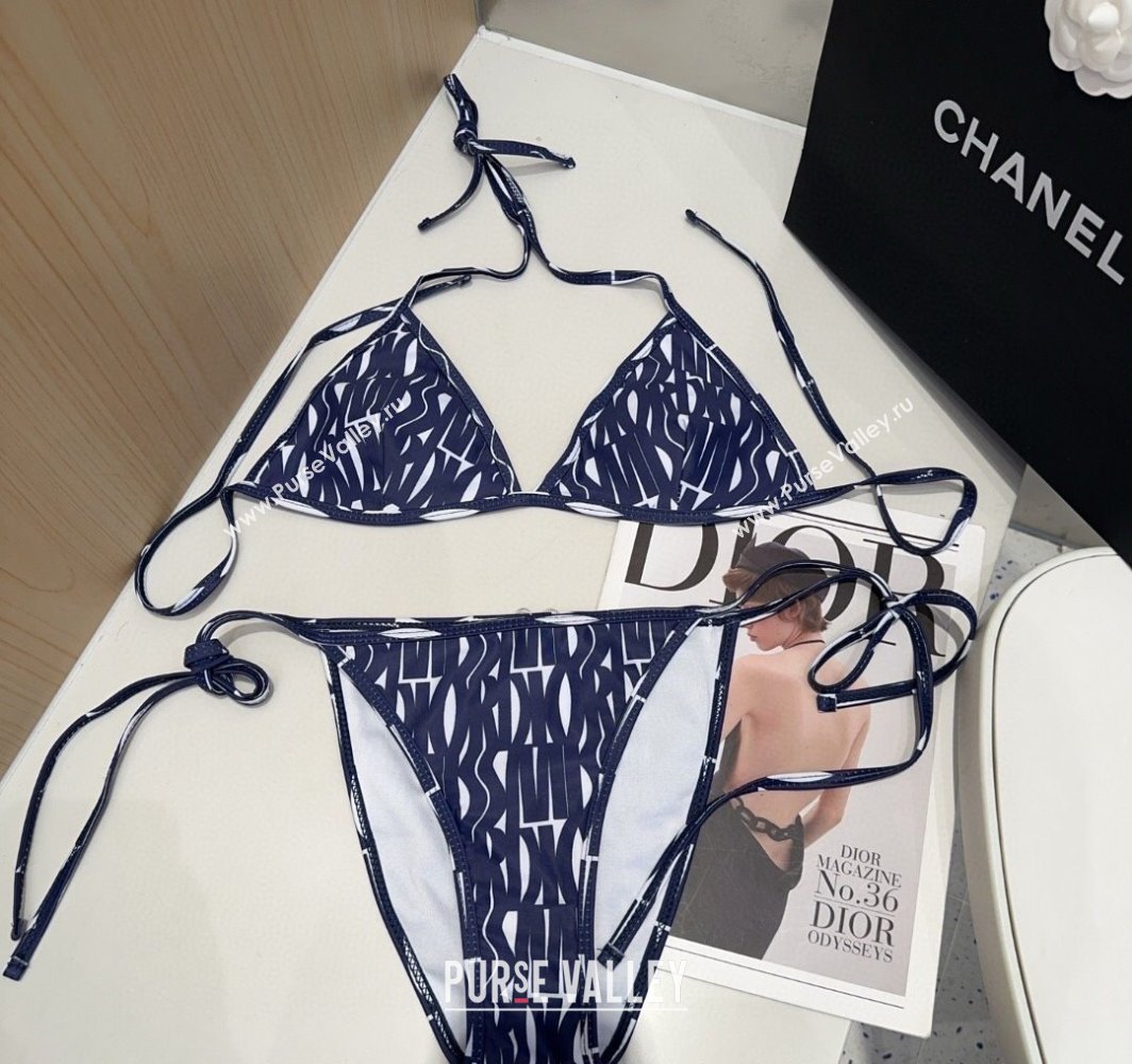 Dior Miss Dior Two-Pieces Swimwear Blue 2025 (SHI-250313049)