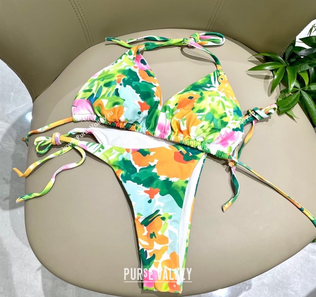 Casablanca Two-Pieces Swimwear Green/Multicolor 2025 (SHI-250313117)