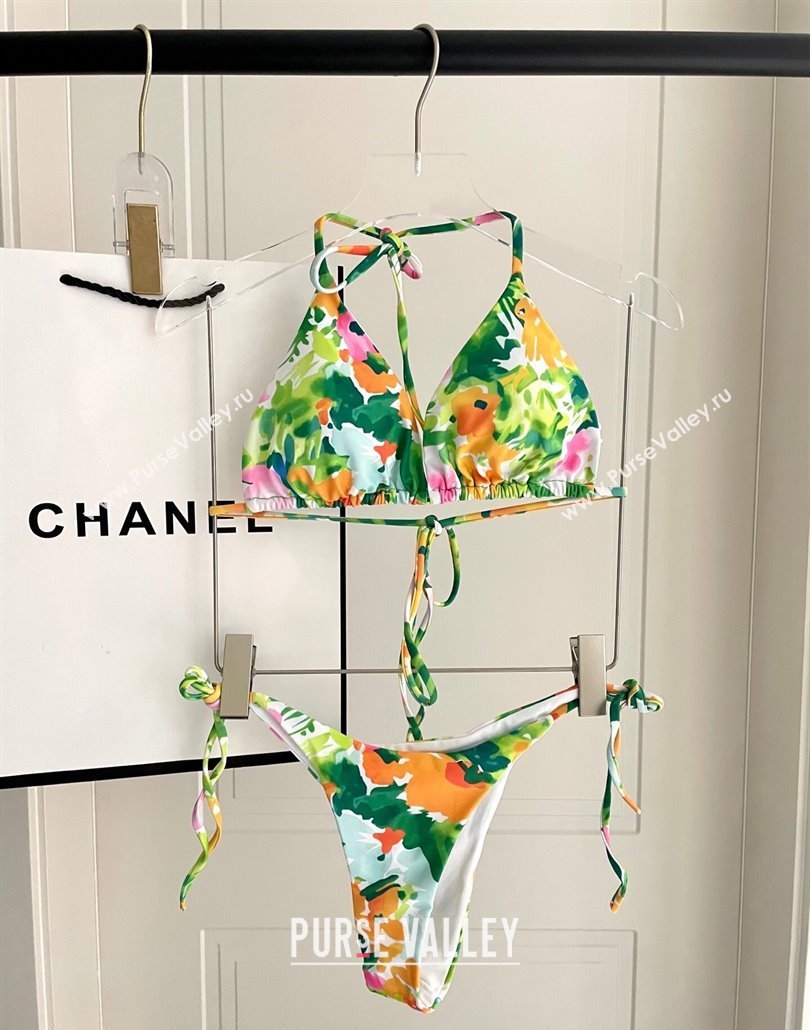 Casablanca Two-Pieces Swimwear Green/Multicolor 2025 (SHI-250313117)