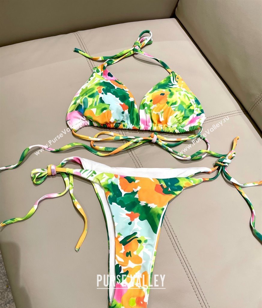 Casablanca Two-Pieces Swimwear Green/Multicolor 2025 (SHI-250313117)