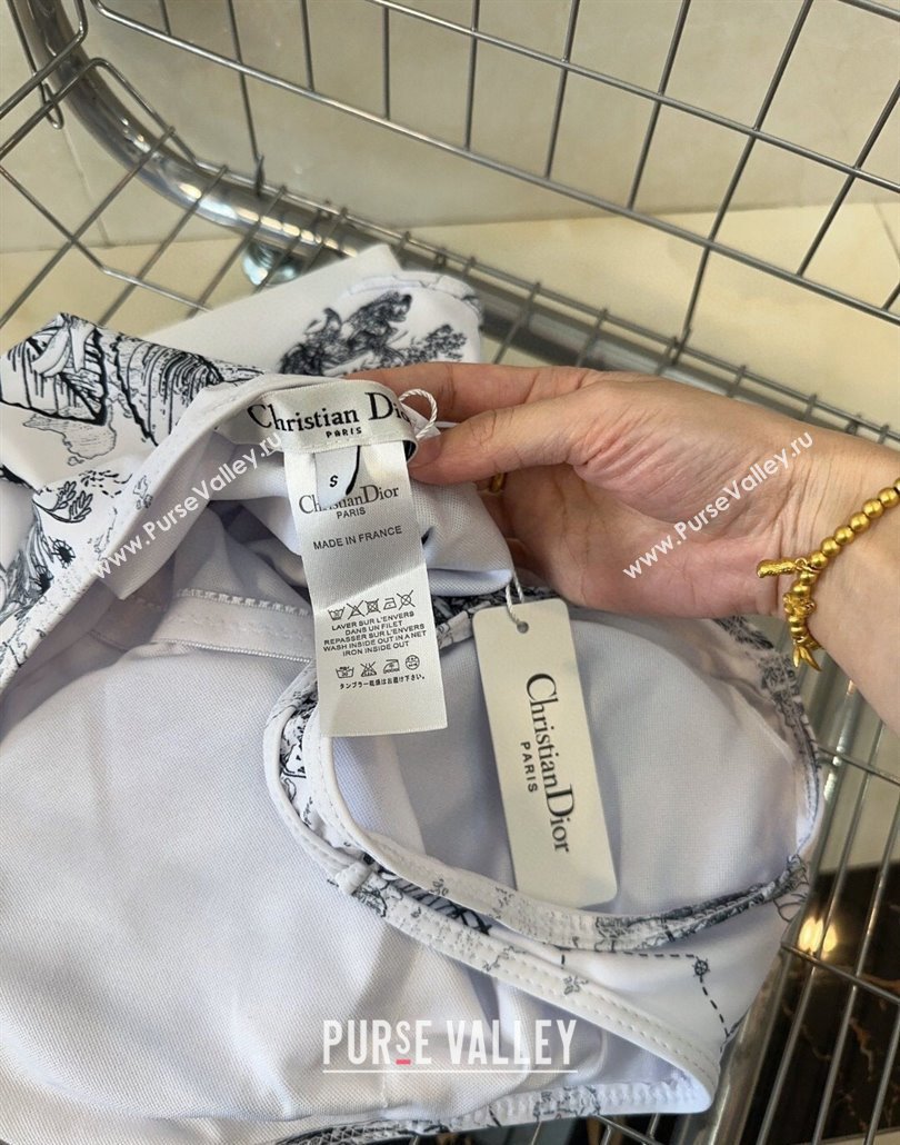 Dior One-Piece Swimwear White2 2025 0313 (SHI-250313051)