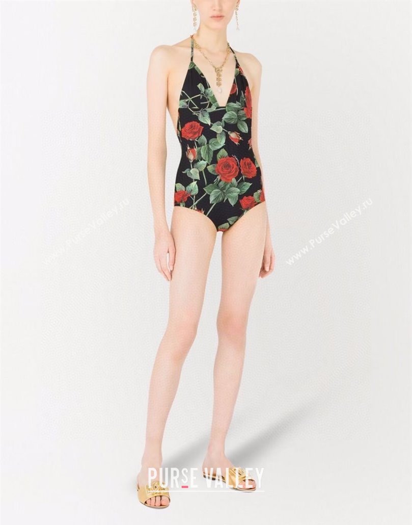 Dolce Gabbana Rose One-Piece Swimwear 2025 0313 (SHI-250313121)