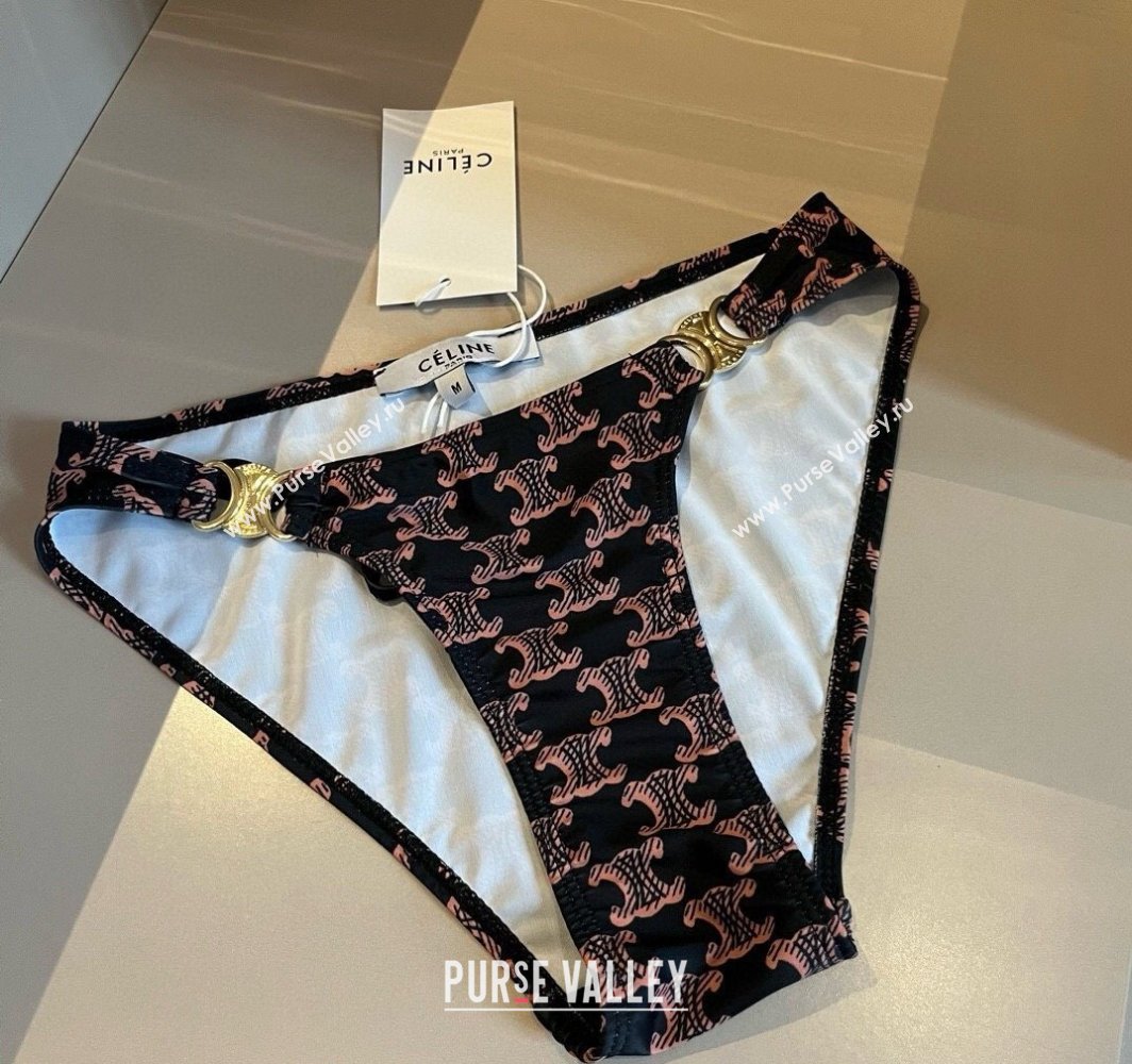 Celine Two-Pieces Swimwear Pink/Black 2025 0313 (WM-250313033)