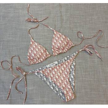 Dior Reversible Two-Pieces Swimwear Pink/Grey 2025 (WM-250313040)