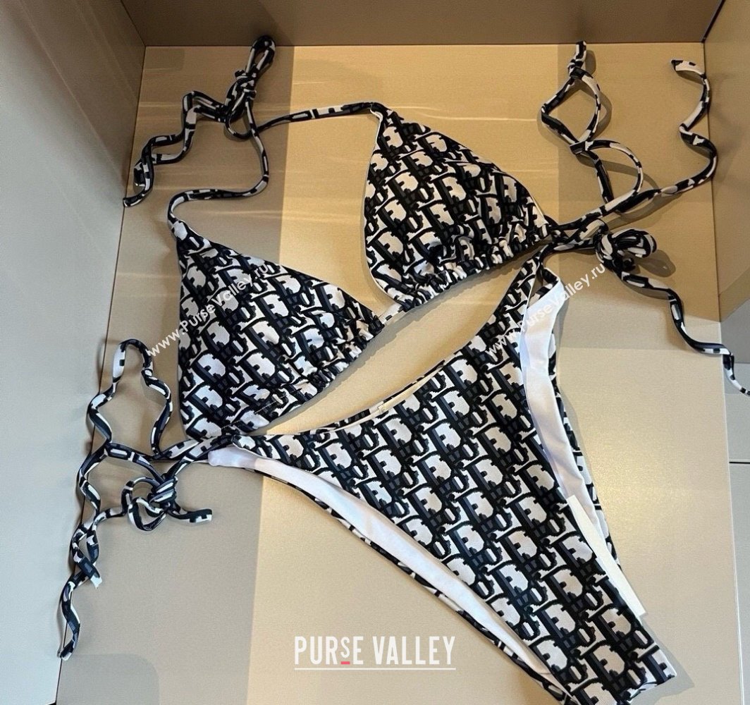 Dior Two-Pieces Swimwear Black/White 2025 0313 (WM-250313041)
