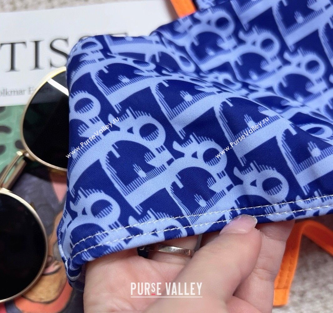 Dior Two-Pieces Swimwear Blue/Orange 2025 (WM-250313042)