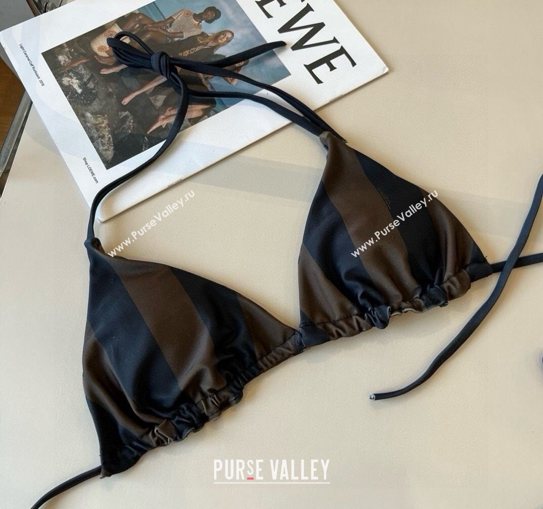 Fendi Reversible Two-Pieces Swimwear Brown 2025 0513 (XMN-250513088)