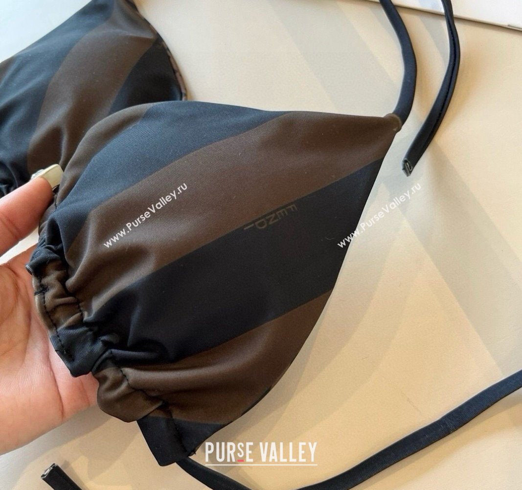 Fendi Reversible Two-Pieces Swimwear Brown 2025 0513 (XMN-250513088)