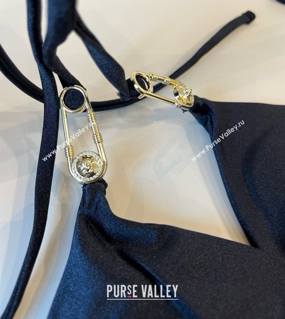 Versace Two-Pieces Swimwear with Pin Black 2025 0513 (XMN-250513075)